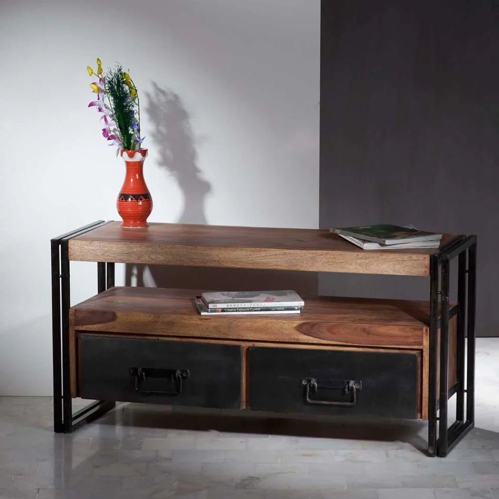 Wohnen Tv & Hifi-Möbel|Lowboards<Fernsehtisch Mendoza aus Akazie Massivholz