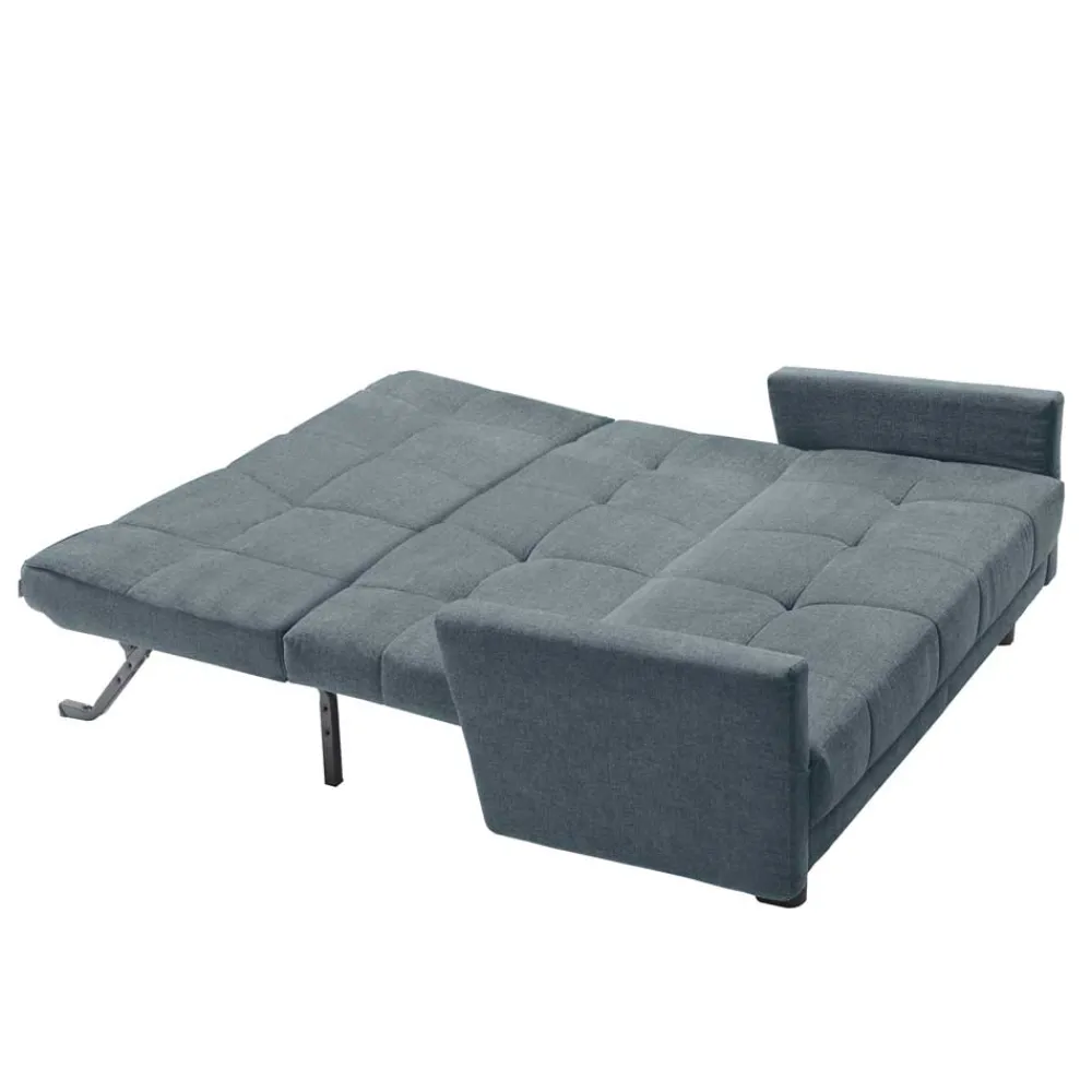 Wohnen Betten|Sofas<Flachgewebe Bettcouch in Hellblau - Zitizen