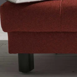 Wohnen Betten|Sofas<Flachgewebe Schlafsofa in Dunkelrot - Ciabeta