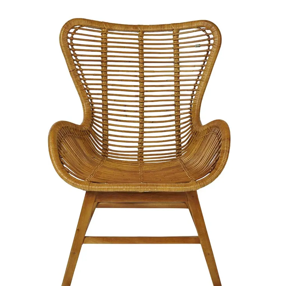 Wohnen Sessel<Fledermaus Sessel aus Rattan - Krems