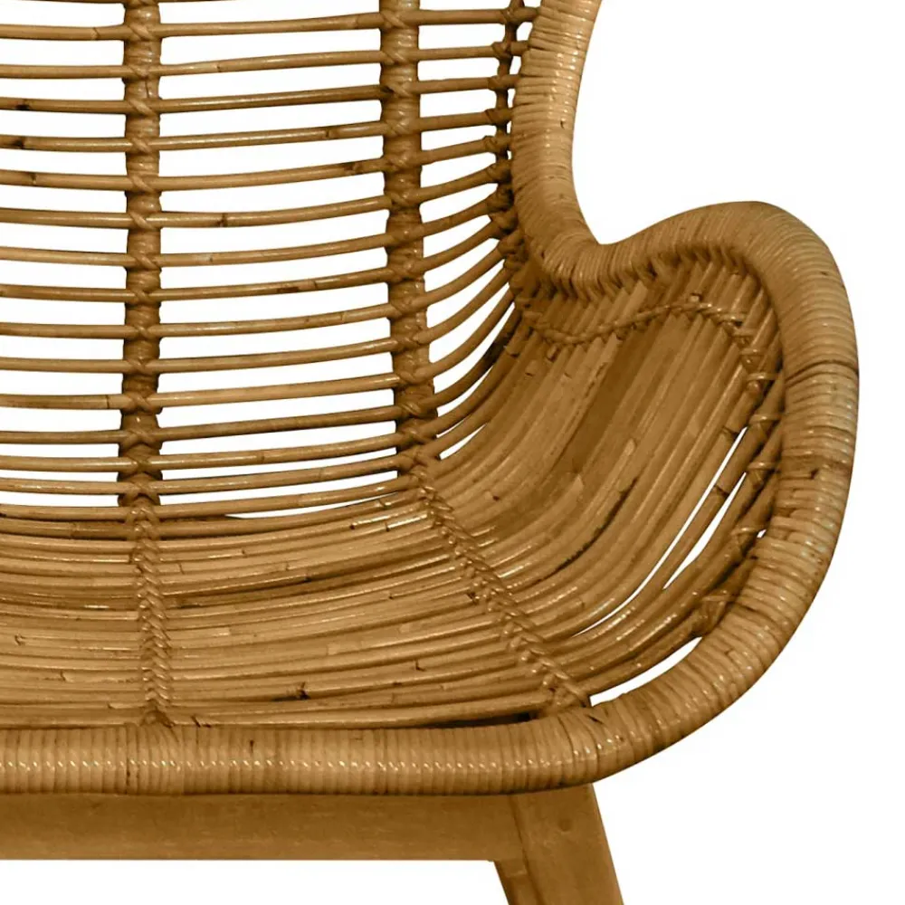 Wohnen Sessel<Fledermaus Sessel aus Rattan - Krems