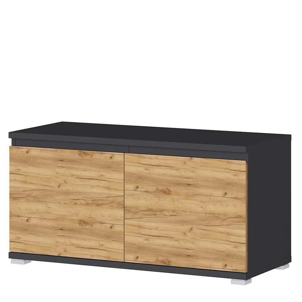 Wohnen Garderoben<Flur Möbel Kombi in Wildeiche - Orsecca (dreiteilig)