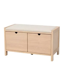 Wohnen Garderoben<Flurbank & Hängegarderobe Set - Pluta (zweiteilig)