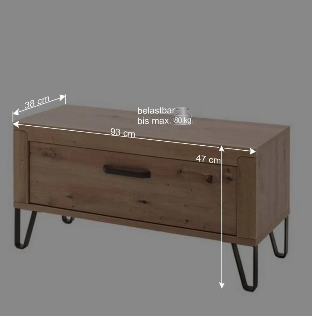 Wohnen Garderoben<Flureinrichtung Komplettset modern - Carry (fünfteilig)
