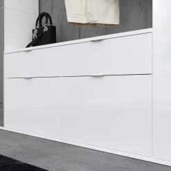 Wohnen Garderoben<Flureinrichtung Schrankwand 212x193x34 cm - Ejulia (dreiteilig)