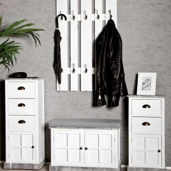 Wohnen Garderoben<Flurgarderobe Liko II in Weiß