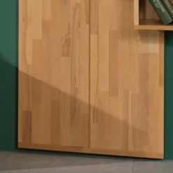Wohnen Garderoben<Flurgarderobe Wislama aus Kernbuche Massivholz (zweiteilig)