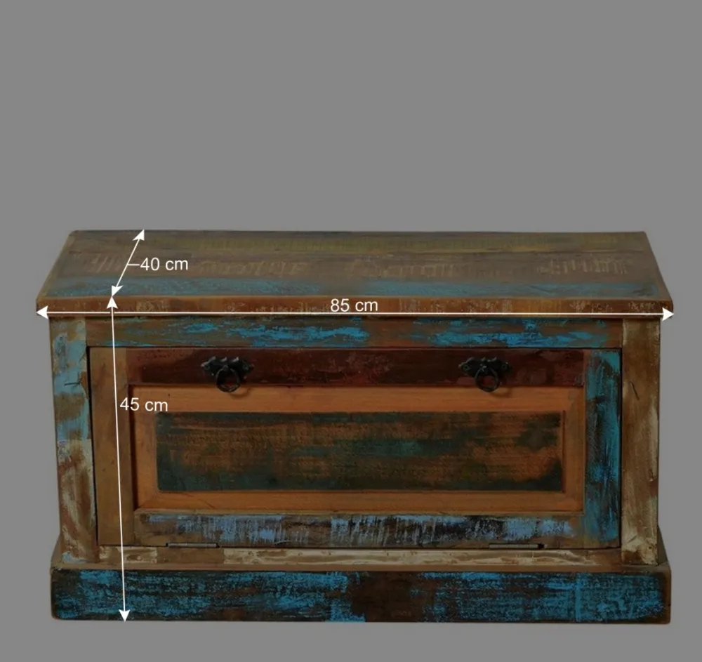 Wohnen Garderoben<Flurgarderobenset Jamaica in Bunt Shabby Chic (sechsteilig)