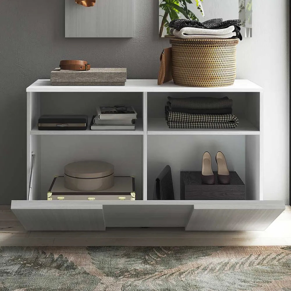 Wohnen Tv & Hifi-Möbel|Lowboards<Flurkommode in Eukalyptus Holzoptik - Hollie