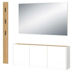 Wohnen Garderoben<Flurmöbel Set in modernem Design - Cuyano (dreiteilig)