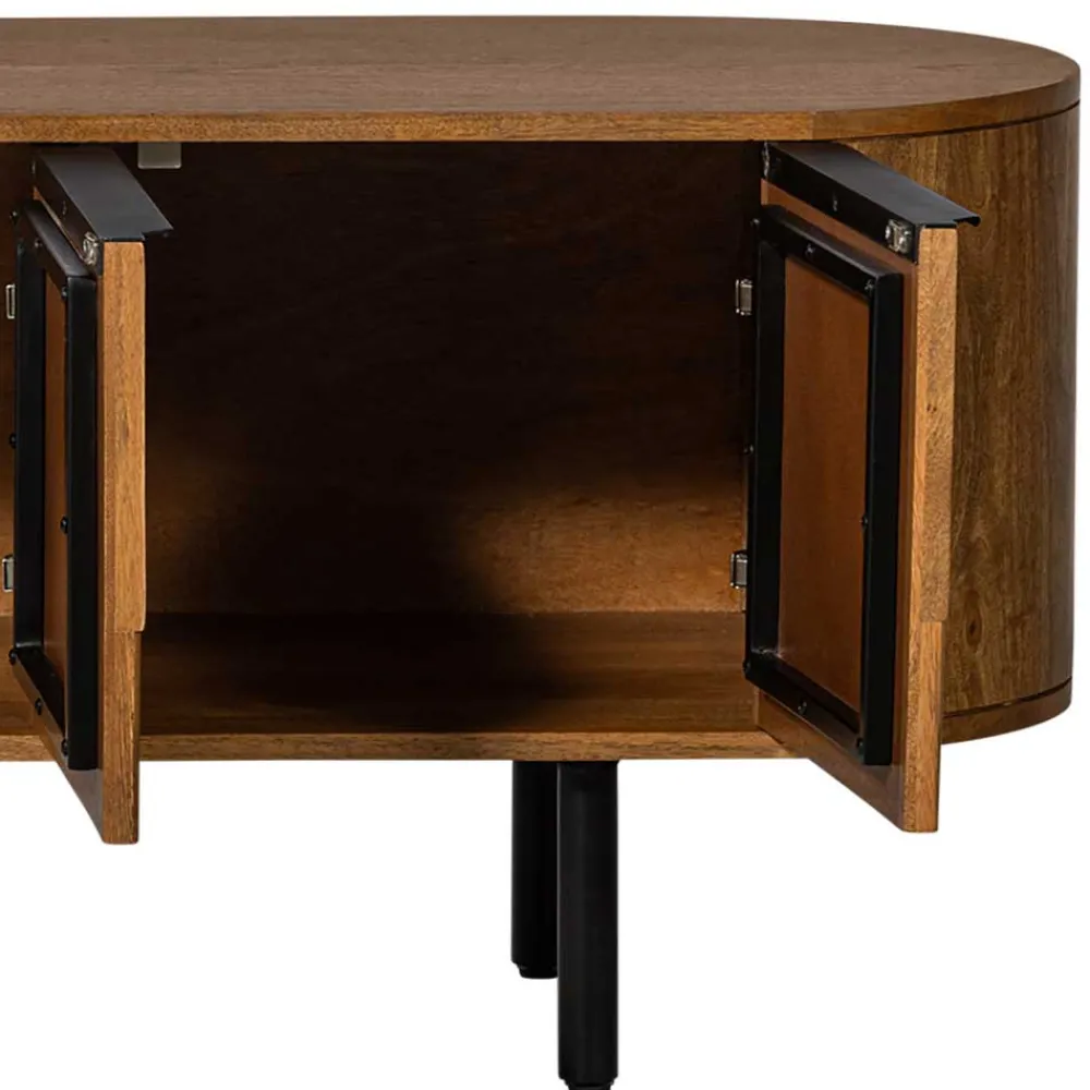 Wohnen Tv & Hifi-Möbel|Lowboards<Formschönes TV Board im Retro Look - Torero