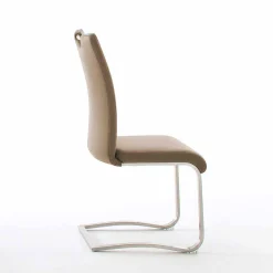 Wohnen Sessel<Freischwinger in Cappuccino Braun - Ennya (2er Set)