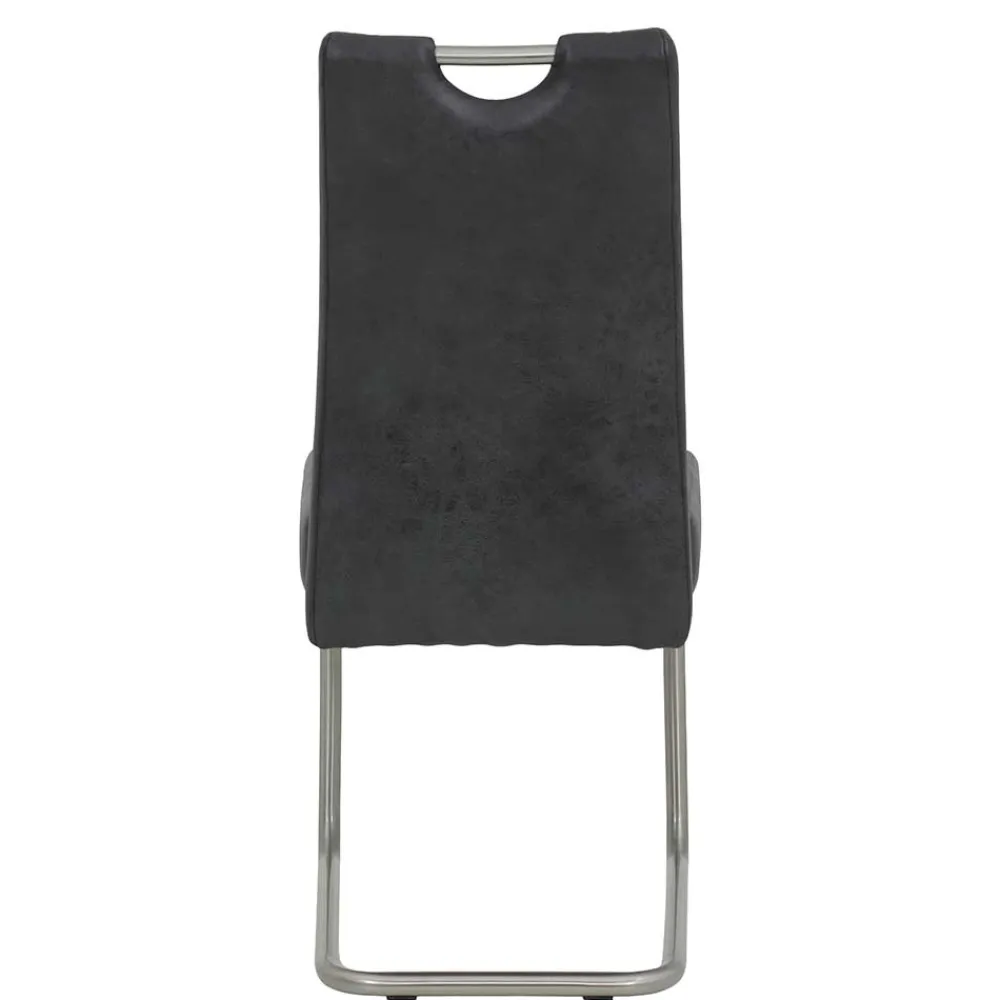 Wohnen Sessel<Freischwinger Stühle aus Microfaser - Fucio (Set)