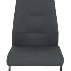 Wohnen Sessel|Stühle<Freischwingerstühle in Anthrazit & Schwarz - Wady (Set)