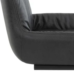 Wohnen Sessel|Stühle<Freischwingerstuhl in Anthrazit Microfaser - Settas (Set)
