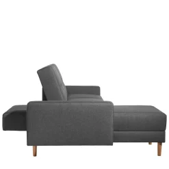 Wohnen Sofas<Funktionelles Ecksofa in Dunkelgrau - Kalastania (zweiteilig)