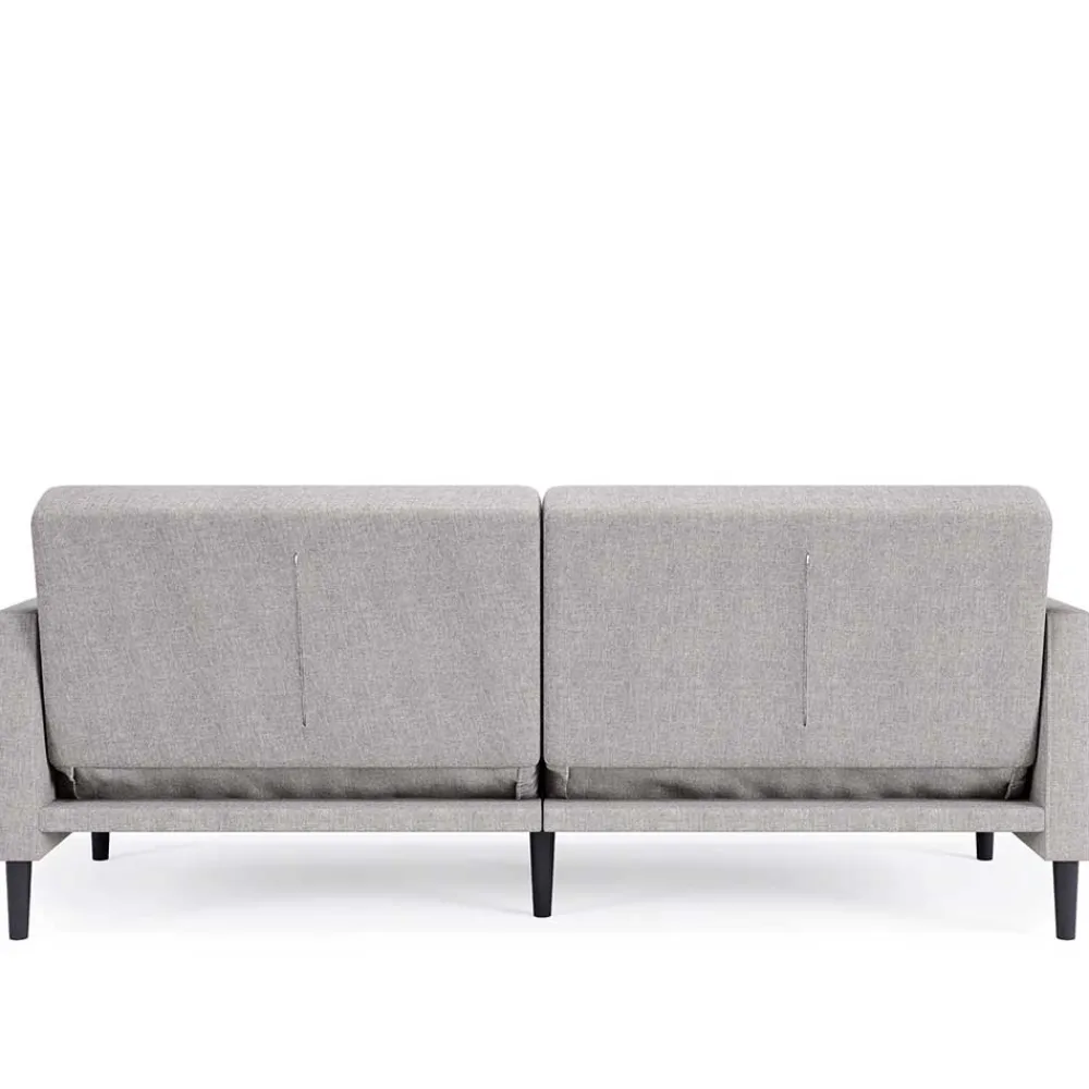Wohnen Betten|Sofas<Funktionscouch in Hellgrau und Schwarz - Logion