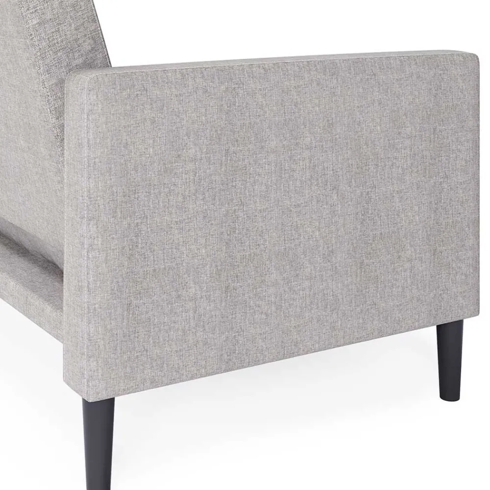 Wohnen Betten|Sofas<Funktionscouch in Hellgrau und Schwarz - Logion