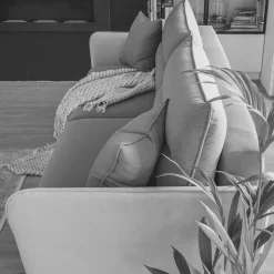 Wohnen Sofas<Funktionssofa in Dunkelblau Stoff - Berenice