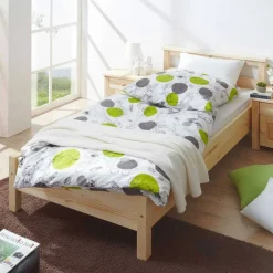 Wohnen Betten<Futonbett Adalberto aus Kiefer Massivholz