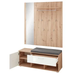 Wohnen Garderoben<Garderobe & Dielenbank Set - Cluster (zweiteilig)
