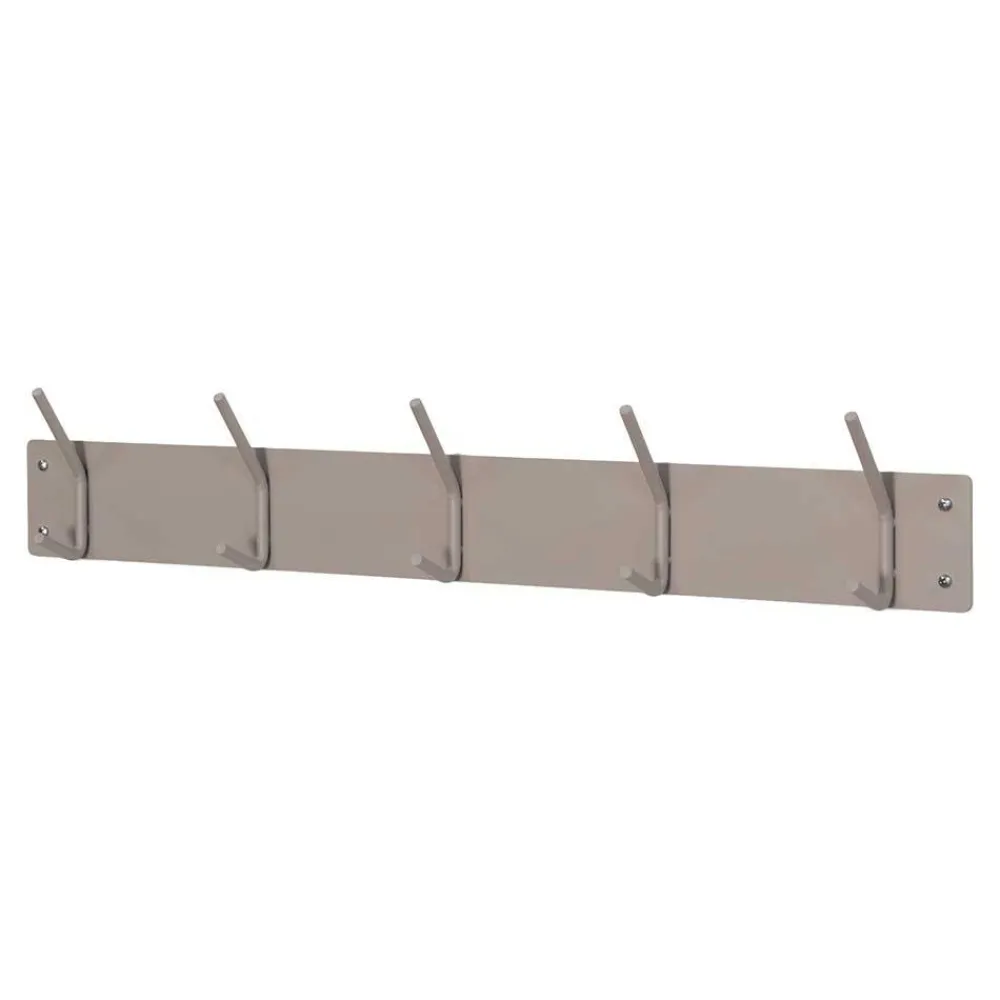 Wohnen Garderoben<Garderobe Hakenleiste in Taupe - Simorica