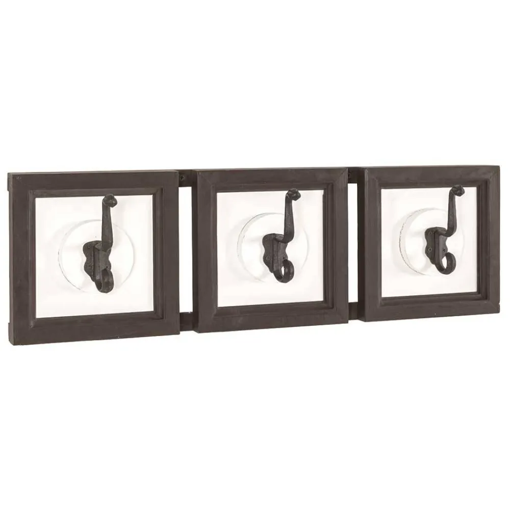 Wohnen Garderoben<Garderobe in Dunkelbraun & Weiß - Scontira