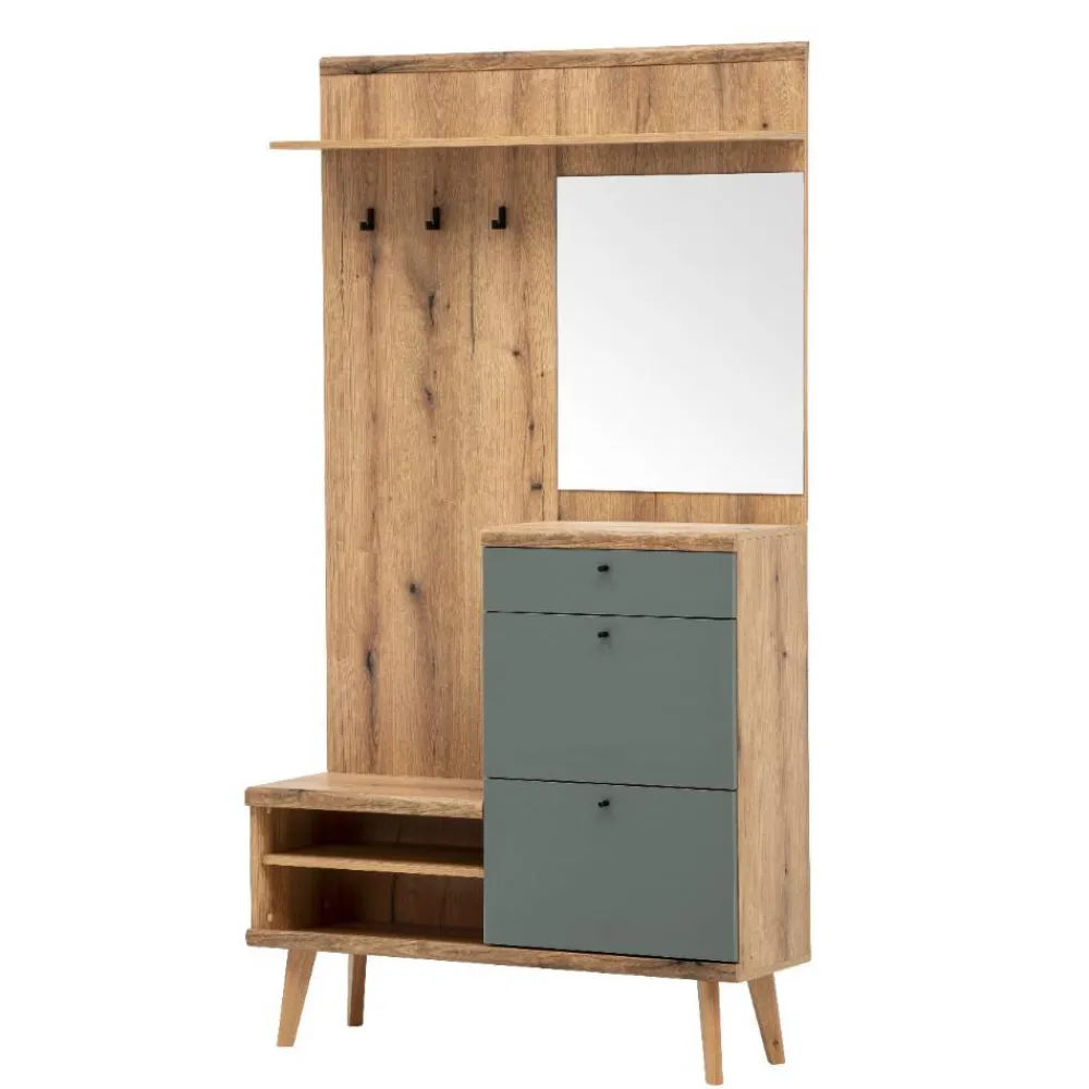 Wohnen Garderoben<Garderobe und Highboard Set - Oliva (zweiteilig)