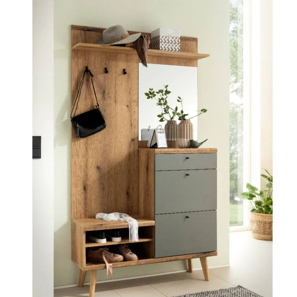 Wohnen Garderoben<Garderobe und Highboard Set - Oliva (zweiteilig)