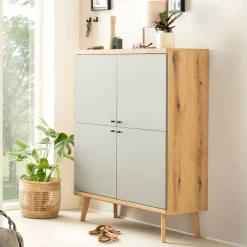 Wohnen Garderoben<Garderobe und Highboard Set - Oliva (zweiteilig)