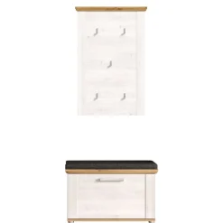 Wohnen Garderoben<Garderobe und Schuhbank Set - Tocella (zweiteilig)