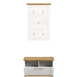 Wohnen Garderoben<Garderobe und Schuhbank Set - Tocella (zweiteilig)