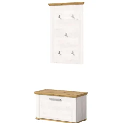 Wohnen Garderoben<Garderobe und Schuhbank Set - Tocella (zweiteilig)