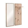 Wohnen Garderoben<Garderobe und Spiegel Set in Wildeiche - Vapposia (zweiteilig)
