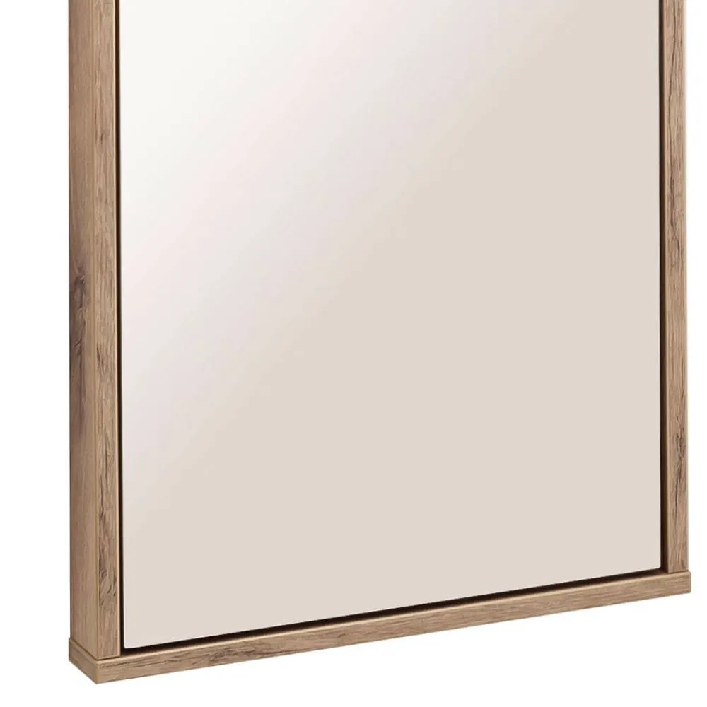 Wohnen Garderoben<Garderobe und Spiegel Set in Wildeiche - Vapposia (zweiteilig)
