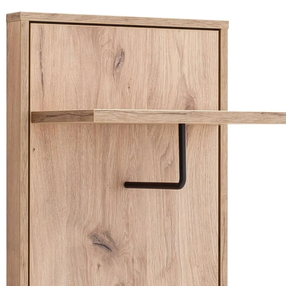 Wohnen Garderoben<Garderobe und Spiegel Set in Wildeiche - Vapposia (zweiteilig)