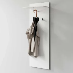 Wohnen Garderoben<Garderobe Wandpaneel in Weiß - Vatros