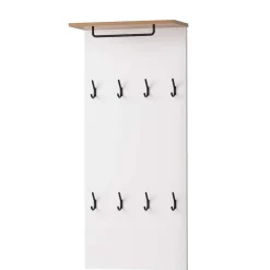 Wohnen Garderoben<Garderobe Wandpaneel mit acht Haken & Stange - Goliat