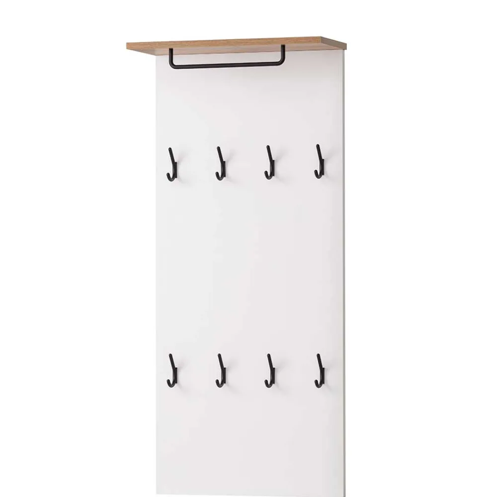 Wohnen Garderoben<Garderobe Wandpaneel mit acht Haken & Stange - Goliat