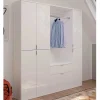 Wohnen Garderoben<Garderoben Block mit Stange 152 cm breit - Ejulia (dreiteilig)