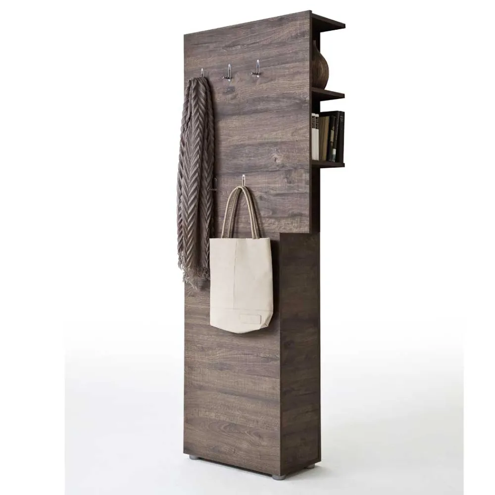 Wohnen Garderoben<Garderobenset Badija in Anthrazit Wenge Braun (dreiteilig)