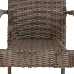 Wohnen Sitzgruppe<Garten Altholztisch Teak & Stühle - Bataia (siebenteilig)