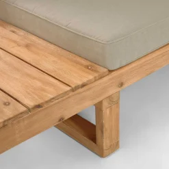 Wohnen Sitzgruppe<Garten Ecksofa & Tisch aus Akazie - Captino (zweiteilig)
