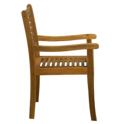 Wohnen Sitzgruppe<Garten Essgruppe aus Akazie massiv - Jawa (fünfteilig)