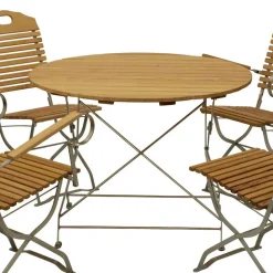Wohnen Sitzgruppe<Garten Essgruppe klappbar - Anglivia (fünfteilig)