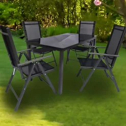 Wohnen Sitzgruppe<Garten Esstischgruppe Set - Trexana (fünfteilig)