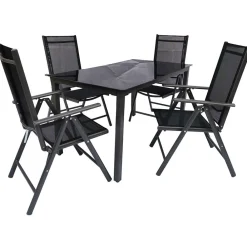 Wohnen Sitzgruppe<Garten Esstischgruppe Set - Trexana (fünfteilig)