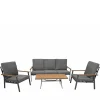 Wohnen Sitzgruppe<Gartenlounge Kombination modern - Tangora (vierteilig)