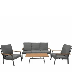 Wohnen Sitzgruppe<Gartenlounge Kombination modern - Tangora (vierteilig)