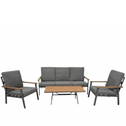 Wohnen Sitzgruppe<Gartenlounge Kombination modern - Tangora (vierteilig)